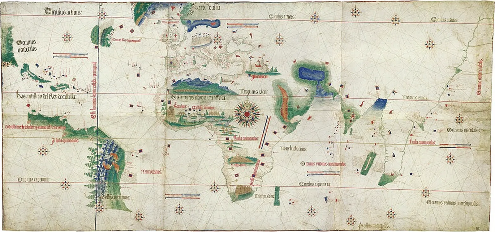 Planisferio de Cantino, 1502